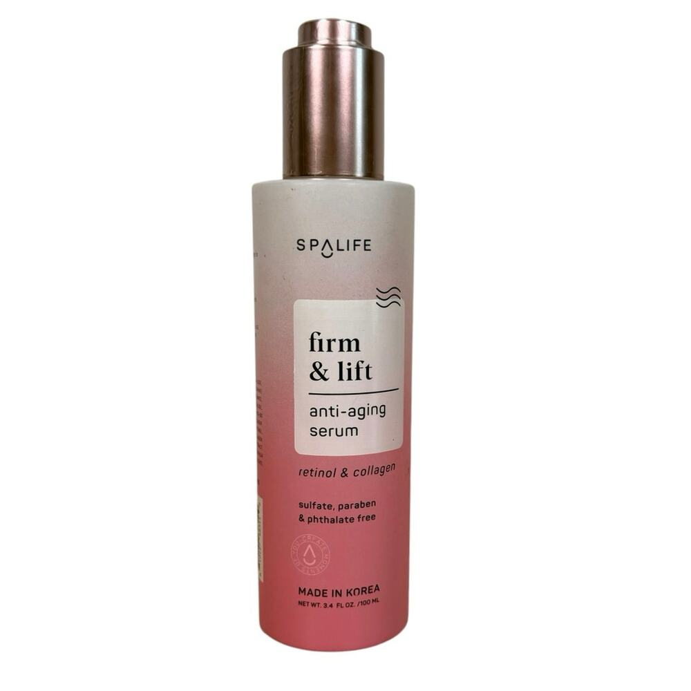 SpaLife Firm & Lift Anti Aging Serum Retinol Collagen 3.4 oz New Sealed